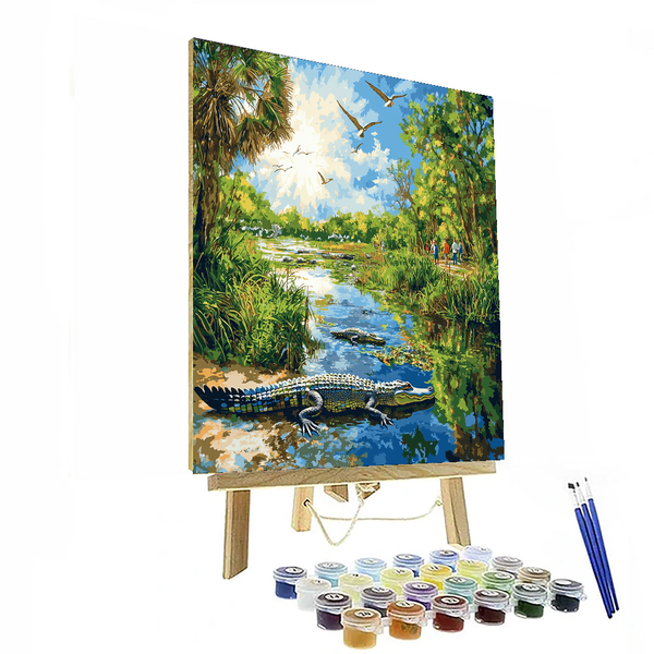 Savannah National Wildlife Refuge - DIY Painting By Numbers Kit