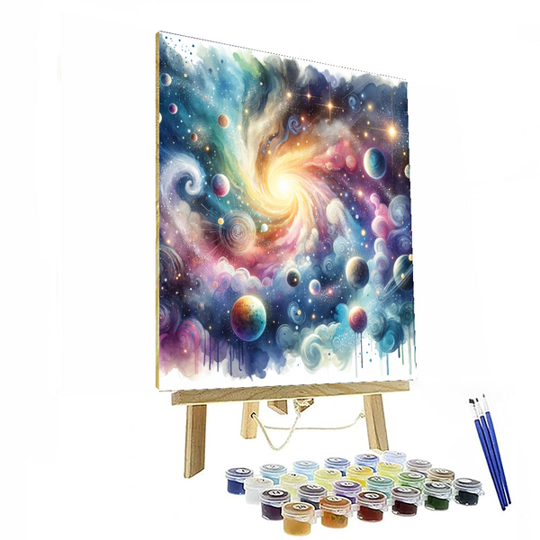 Dreamy Galaxy - DIY Painting By Numbers Kit