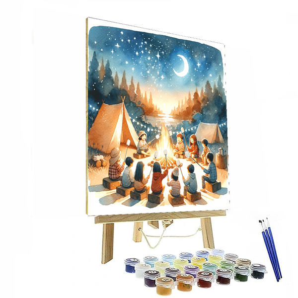 Starlight Camp - DIY Painting By Numbers Kit