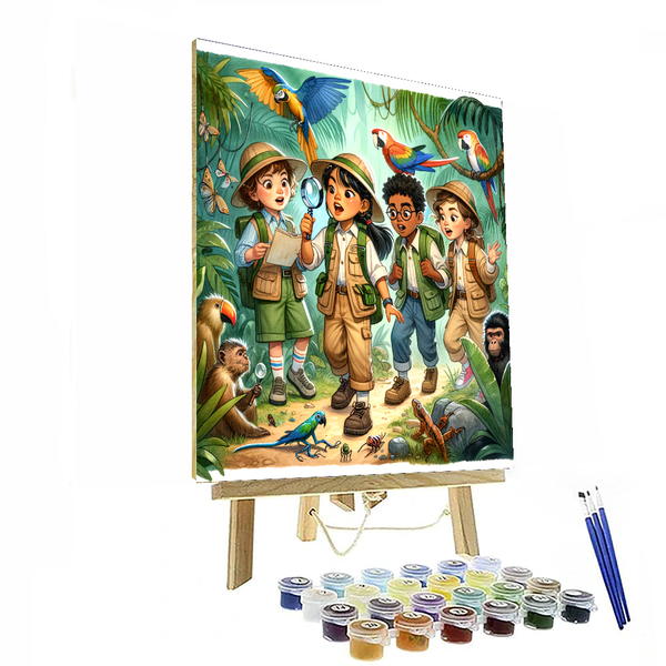 Pint-Sized Explorers - DIY Painting By Numbers Kit