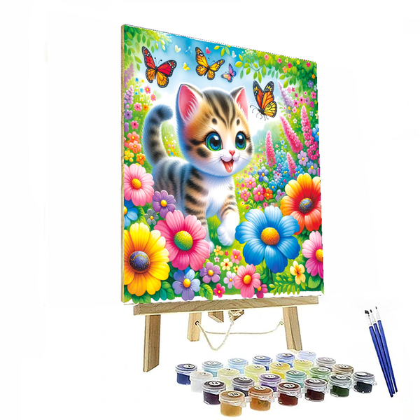 Curious Cat Adventures - DIY Painting By Numbers Kit