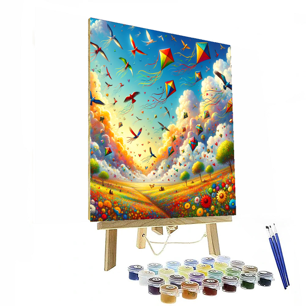 Adventure in the Sky - DIY Painting By Numbers Kit