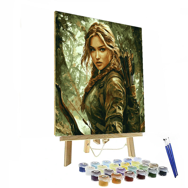 Jennifer Lawrence: The Hunger for Authenticity - DIY Painting By Numbers Kit