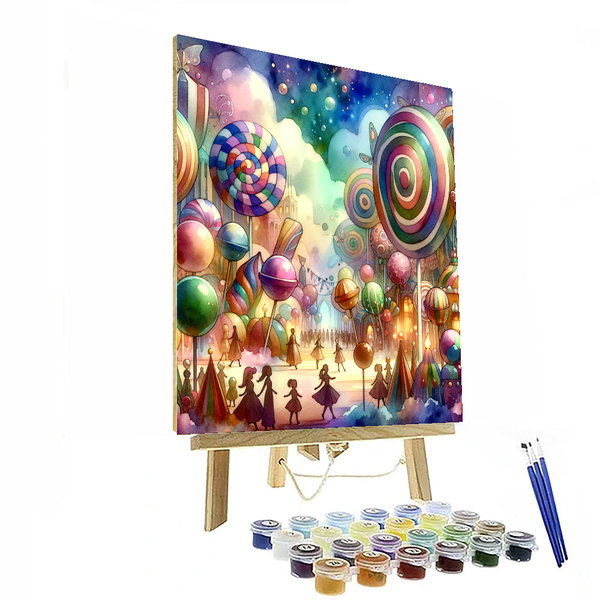 Adventure in Candy Kingdom - DIY Painting By Numbers Kit