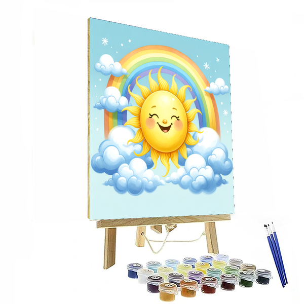 Silly Sun - DIY Painting By Numbers Kit