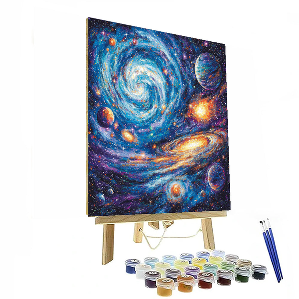 Van Gogh Inspired Celestial Wonders - DIY Painting By Numbers Kit