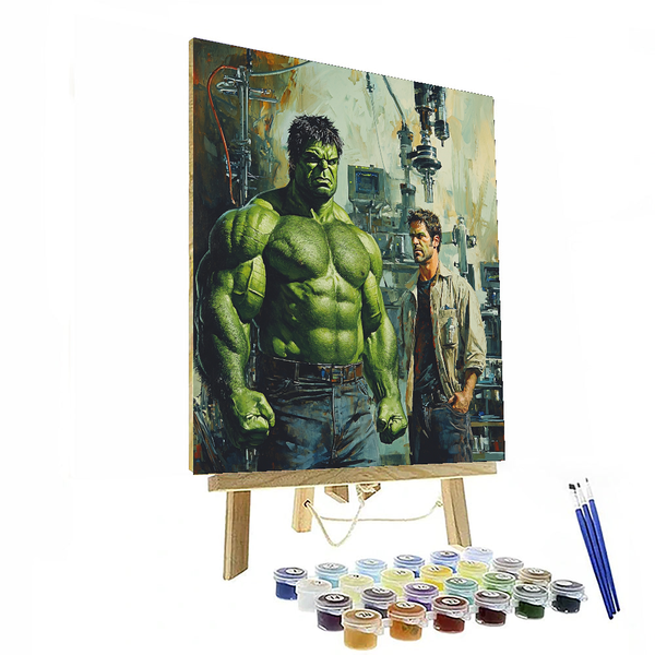 Mark Ruffalo: The Hulk's Human Heart - DIY Painting By Numbers Kit