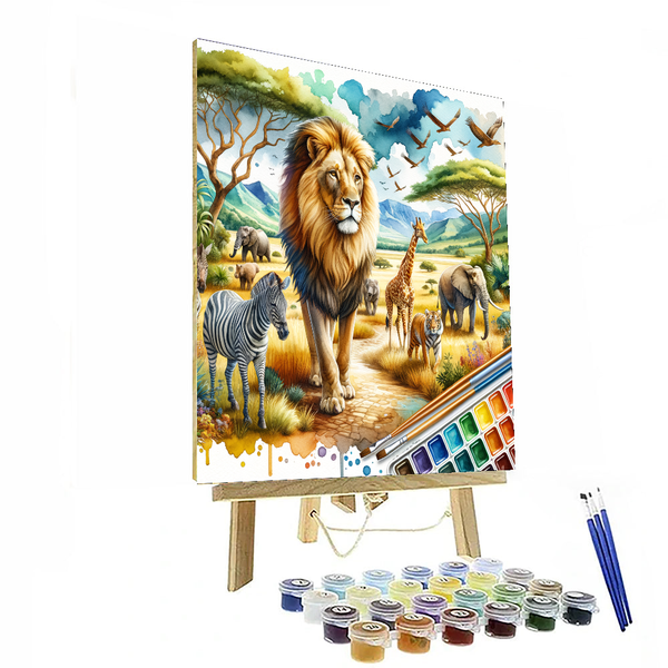 Safari Wildlife Safari - DIY Painting By Numbers Kit