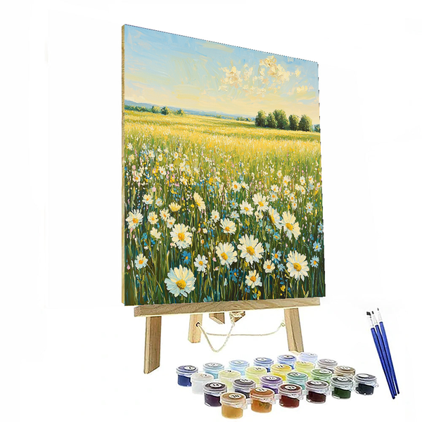 Claude Monet Inspired Sunkissed Meadow - DIY Painting By Numbers Kit