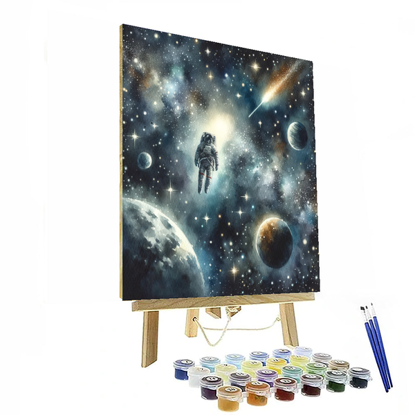 Adventurous Astronaut Adventure - DIY Painting By Numbers Kit