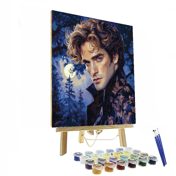 Robert Pattinson: The Enigmatic Twilight of Cinema - DIY Painting By Numbers Kit