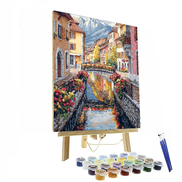 Annecy Old Town - Annecy, France - DIY Painting By Numbers Kit