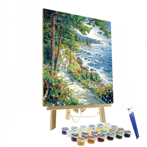 Stanley Park Seawall - DIY Painting By Numbers Kit