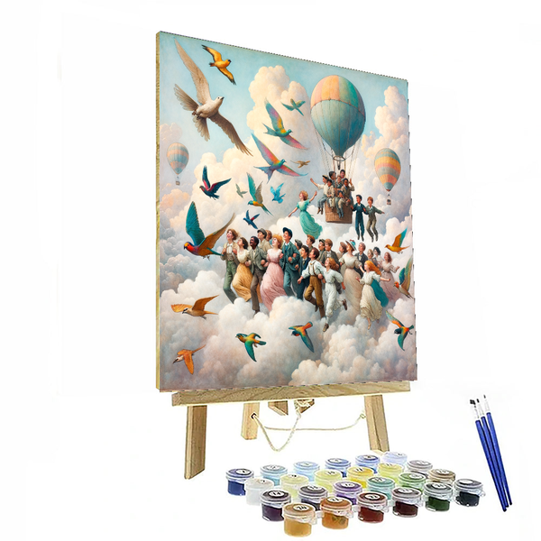 Adventure in the Clouds - DIY Painting By Numbers Kit