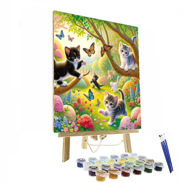 Curious Kitten Adventures - DIY Painting By Numbers Kit