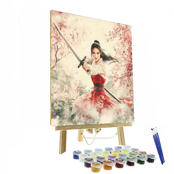 Mulan's Heroic Journey Bedroom Piece - Disney Inspired DIY Painting By Numbers Kit