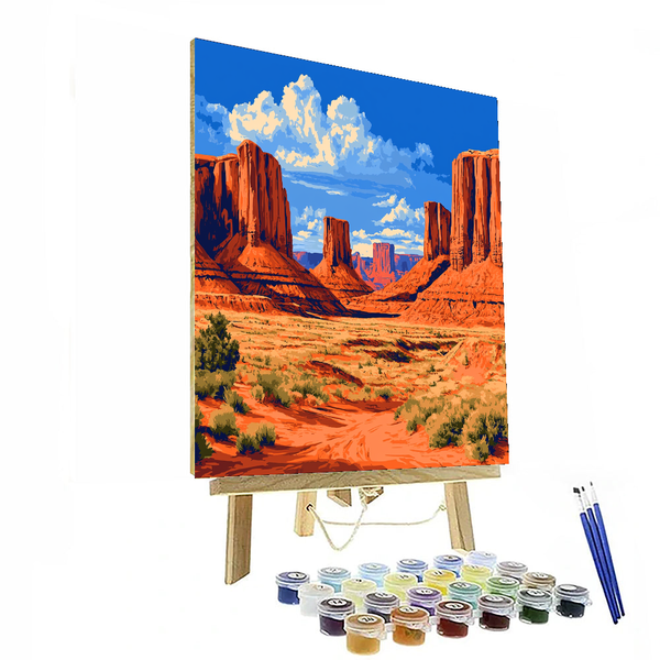 Sedona Red Rocks - DIY Painting By Numbers Kit