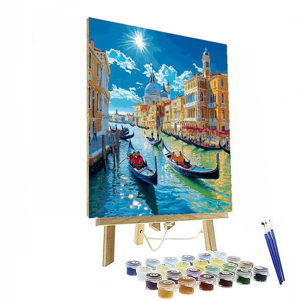 Venice's Grand Canal - DIY Painting By Numbers Kit