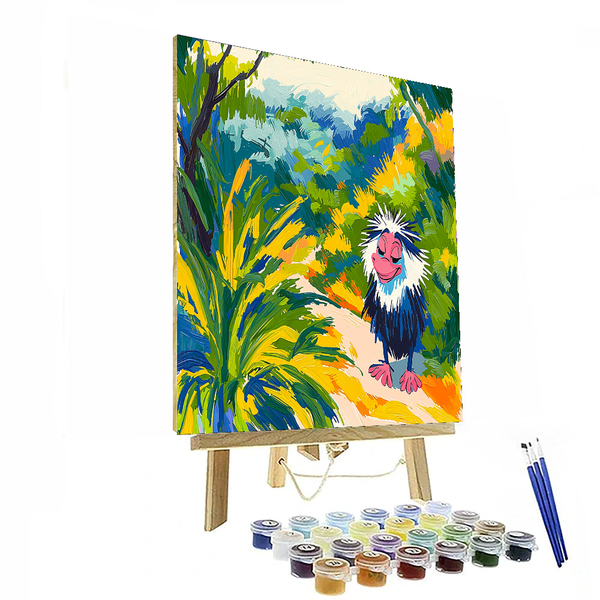 Rafiki's Wisdom and Color - Disney Inspired DIY Painting By Numbers Kit