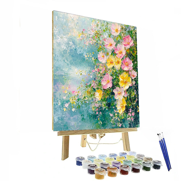 Von Monet inspirierte Blumenträumerei – Malen nach Zahlen zum Selbermachen