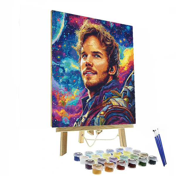 Chris Pratt: Unleashing the Spirit of Star-Lord - DIY Painting By Numbers Kit