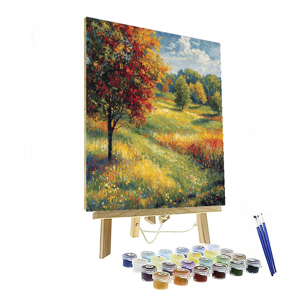 Claude Monet Inspired Harmony of Seasons - DIY Painting By Numbers Kit