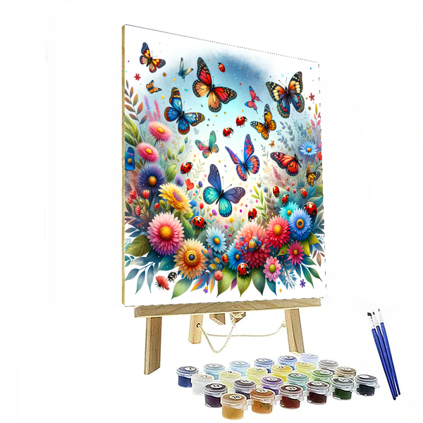 Joyful Garden Creatures - DIY Painting By Numbers Kit