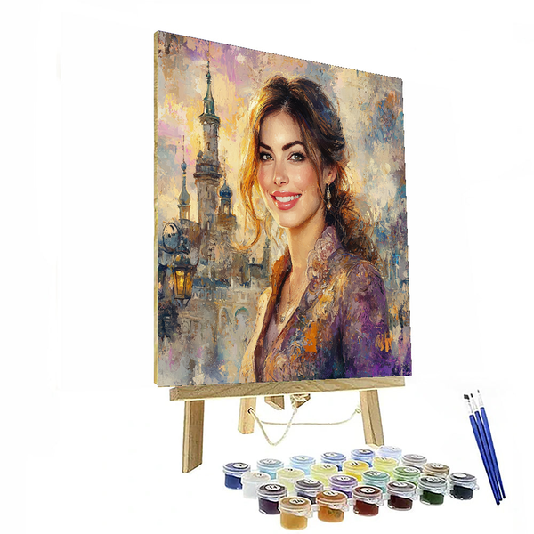 Anne Hathaway: Dreaming Through Enchanted Performances - DIY Painting By Numbers Kit