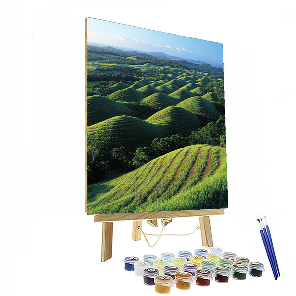 Chocolate Hills - DIY Painting By Numbers Kit