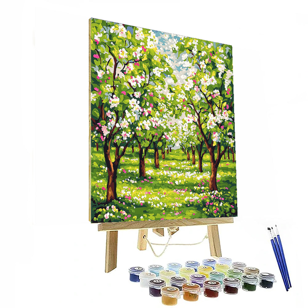 Vincent Van Gogh Inspired Orchard Blossoms - DIY Painting By Numbers Kit