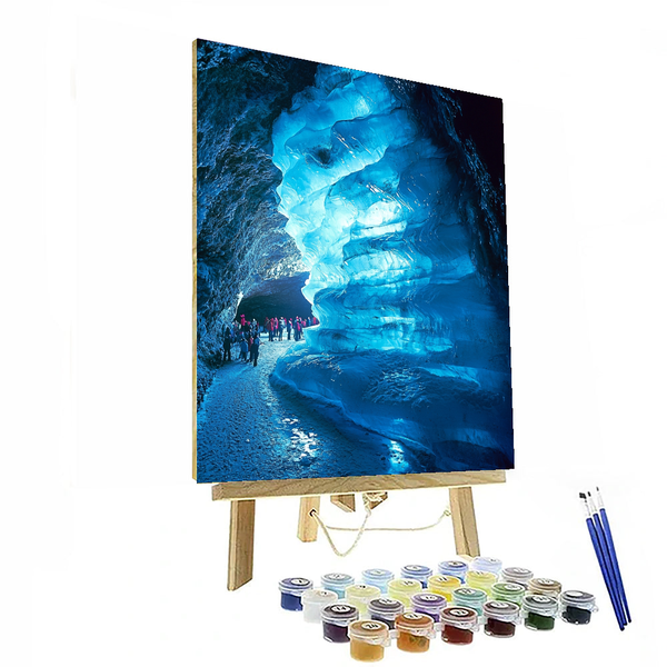 Crystal Cave of Iceland - DIY Painting By Numbers Kit