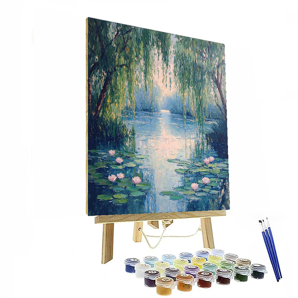 Von Claude Monet inspirierte „Nature’s Serenity“ – Malen nach Zahlen-Set zum Selbermachen