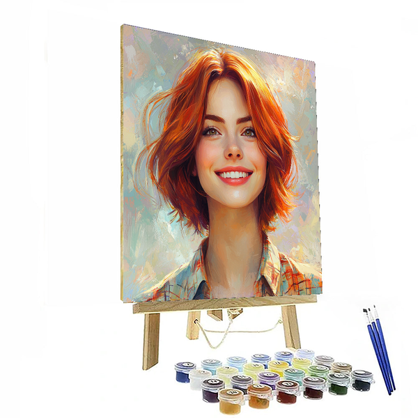 Emma Stone: Embracing the Magic of Stardom - DIY Painting By Numbers Kit