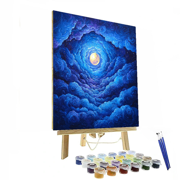 Van Gogh Inspired Mystical Nightscape - DIY Painting By Numbers Kit