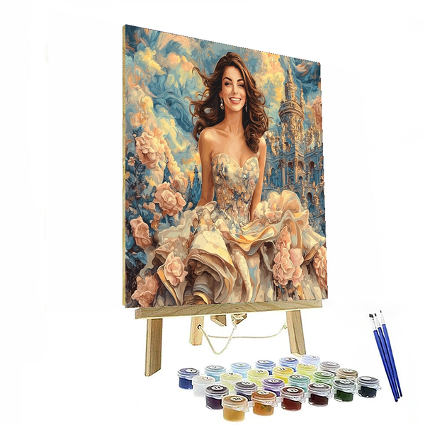 Anne Hathaway: The Enchanting Essence of Mia Thermopolis - DIY Painting By Numbers Kit