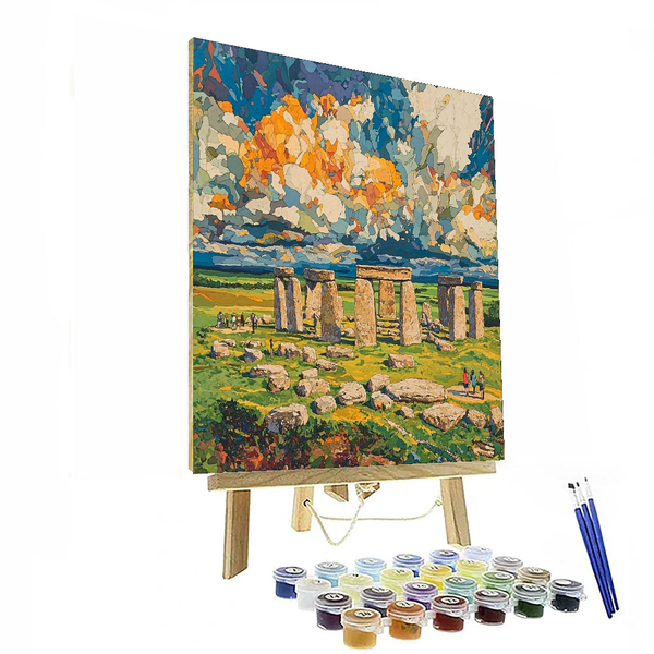 Stonehenge - England - DIY Painting By Numbers Kit