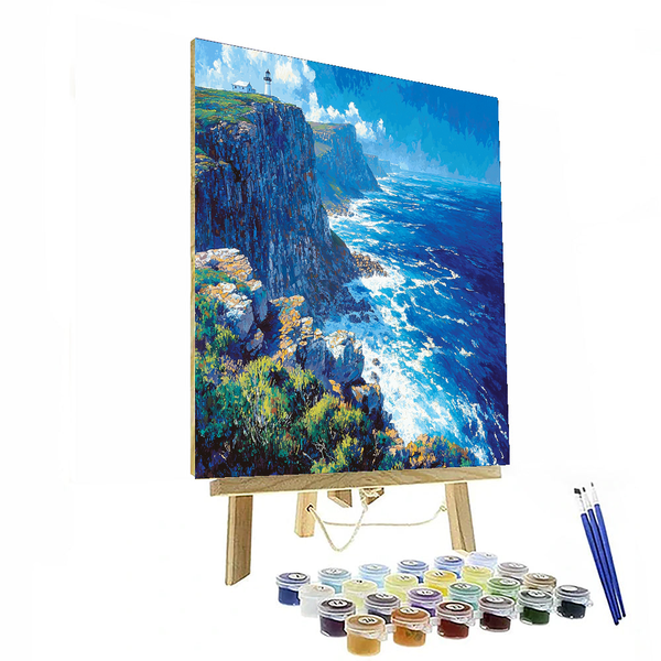 Cape Point - Cape Town, South Africa - DIY Painting By Numbers Kit