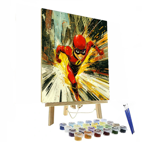 The Incredibles Dash's Speed Challenge - Disney Inspired DIY Painting By Numbers Kit