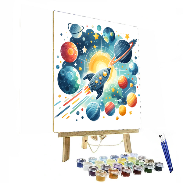 Space Voyage Adventure - DIY Painting By Numbers Kit