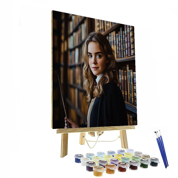 Emma Watson: The Enlightened Luminary - DIY Painting By Numbers Kit