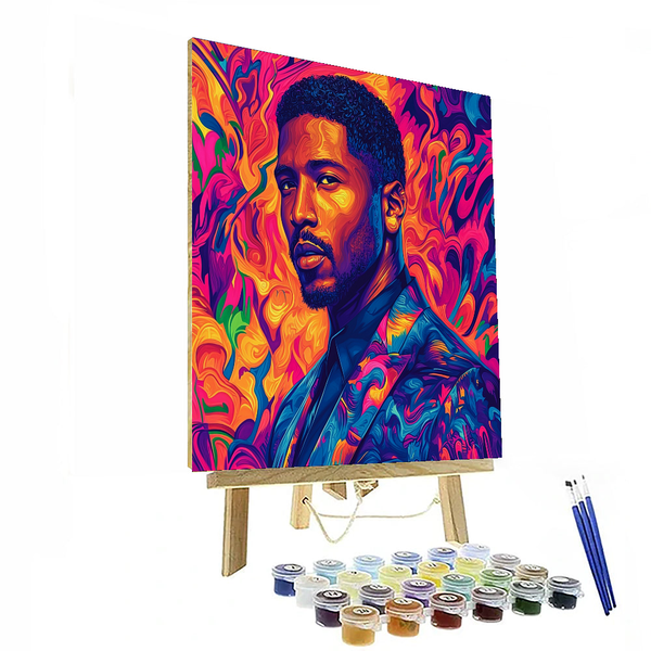 Michael B. Jordan: The Rising Phoenix of Passionate Performance - DIY Painting By Numbers Kit