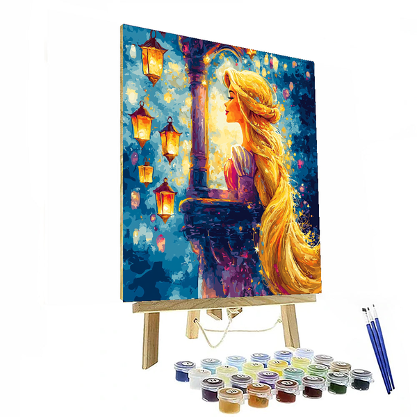 Rapunzel's Tower Retreat Wall Hanging - Disney Inspired DIY Painting By Numbers Kit