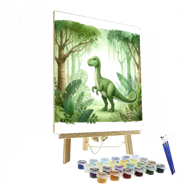 Dinosaur Discovery Safari - DIY Painting By Numbers Kit