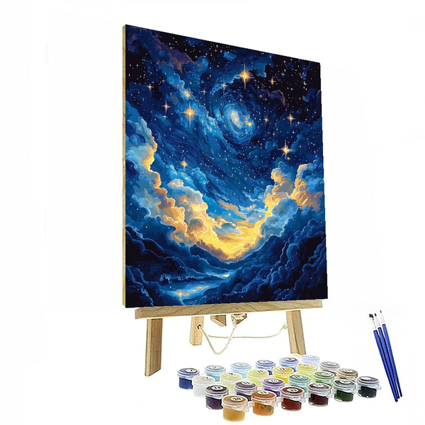 Vincent van Gogh Inspired Under the Stars - DIY Painting By Numbers Kit