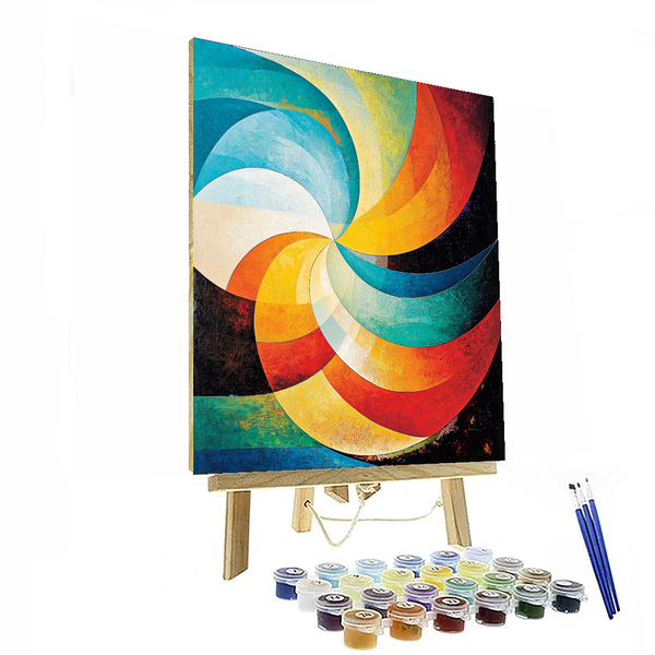 Wassily Kandinsky Inspired Classic Elements - DIY Painting By Numbers Kit