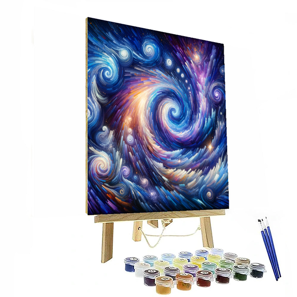 Vincent van Gogh Inspired Galactic Symphony - DIY Painting By Numbers Kit