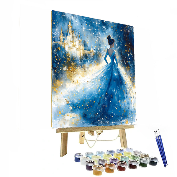 Cinderella's Magical Night - Disney Inspired DIY Painting By Numbers Kit