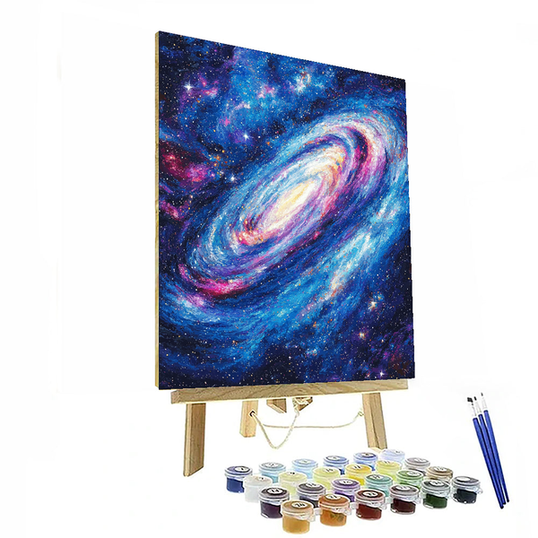 Kandinsky Inspired Galactic Exploration - DIY Painting By Numbers Kit