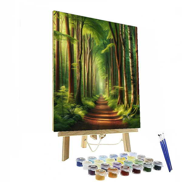 A Journey Through the Forest - DIY Painting By Numbers Kit