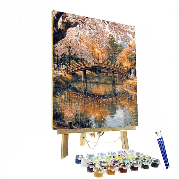 Shinjuku Gyoen National Garden - Tokyo, Japan - DIY Painting By Numbers Kit